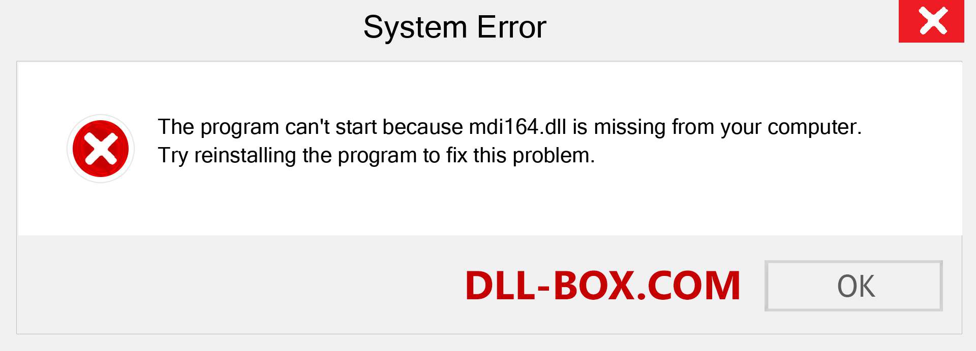  mdi164.dll file is missing?. Download for Windows 7, 8, 10 - Fix  mdi164 dll Missing Error on Windows, photos, images
